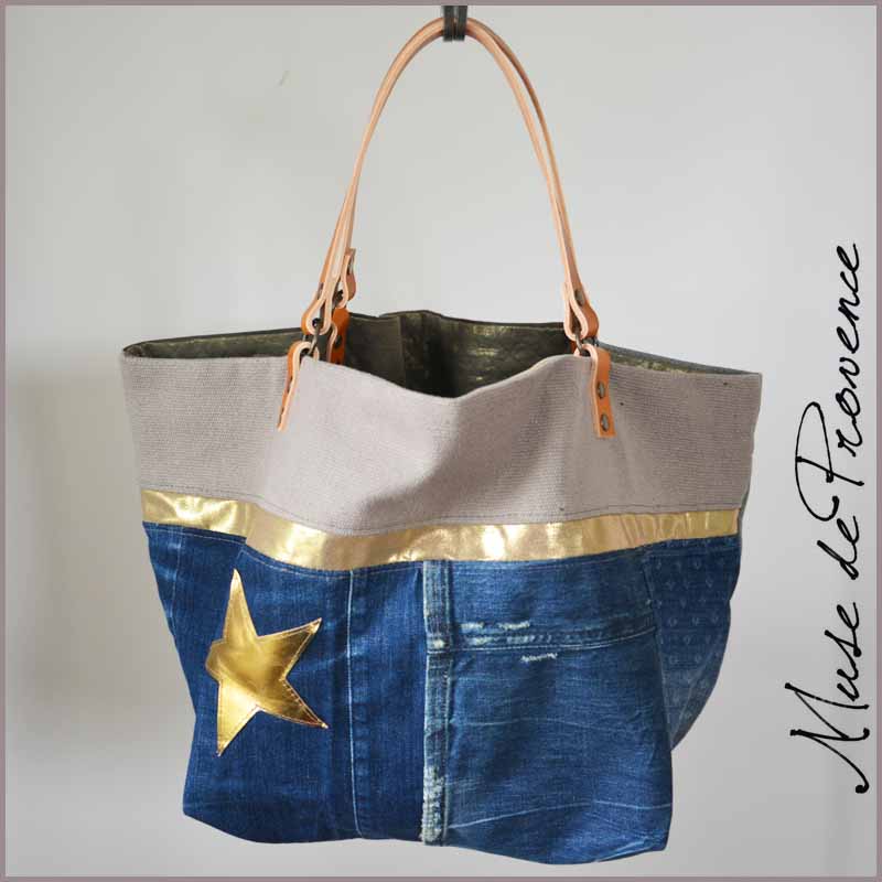 sac cabas en jean