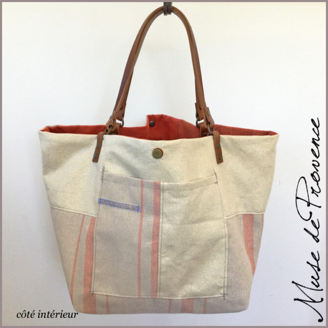 Poppy linen tote bag – Image 5