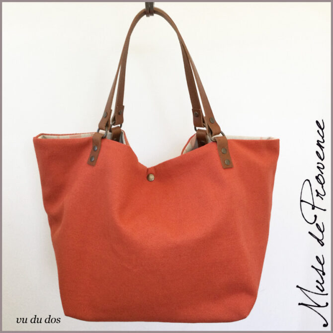 Poppy linen tote bag – Image 3