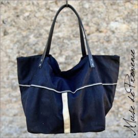 Sac cabas noir VILLE