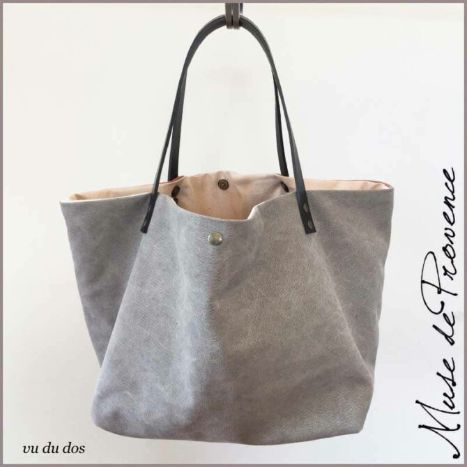 Sac cabas rose Ocre – Image 4