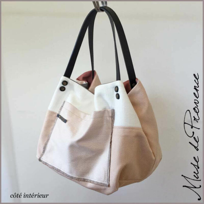 Sac cabas rose Ocre – Image 3