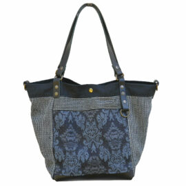 Sac à main zippé noir et gris unique et original