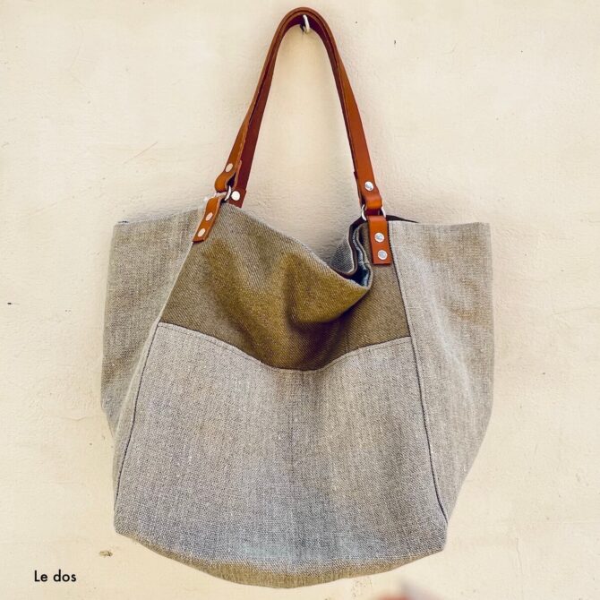 Sac cabas en lin Charlotte – Image 3