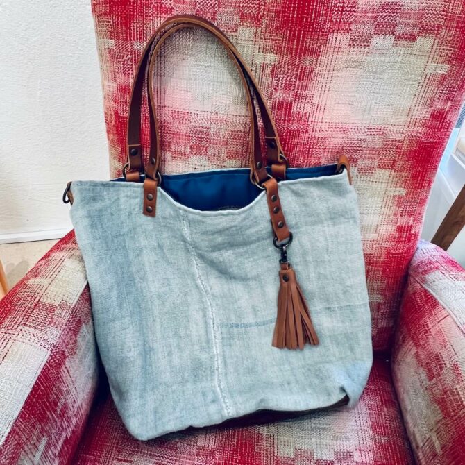 Sac cabas zippé chanvre Linféa – Image 2