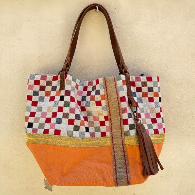 unique and original tote bag - bohemian chic tote bag - Provence tote bag