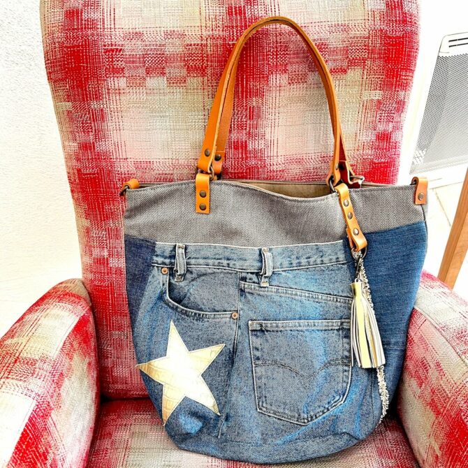 Sac cabas jean zippé épisode – Image 2