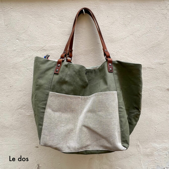 Allure Large Khaki Tote Bag – Image 3