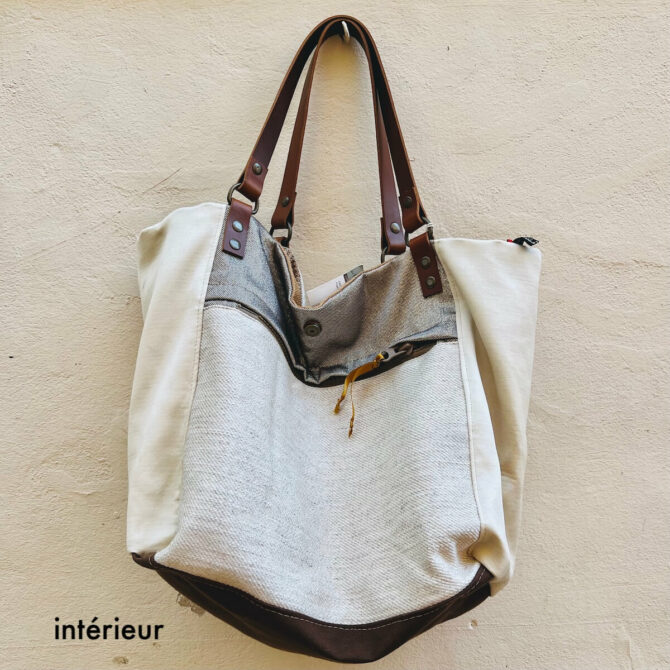 Capucine linen tote bag – Image 3