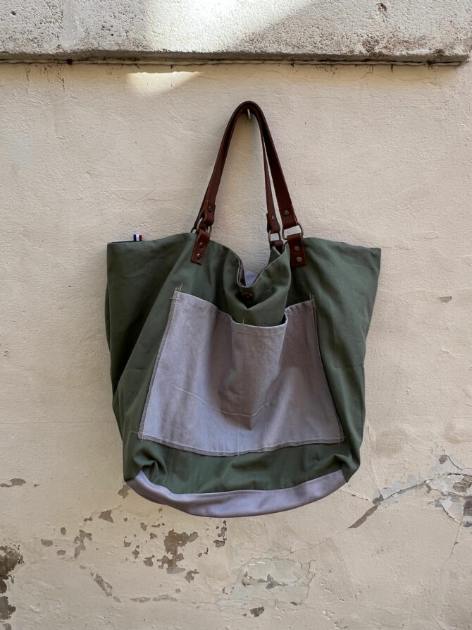 Sac xxl jean cuir Soho – Image 6