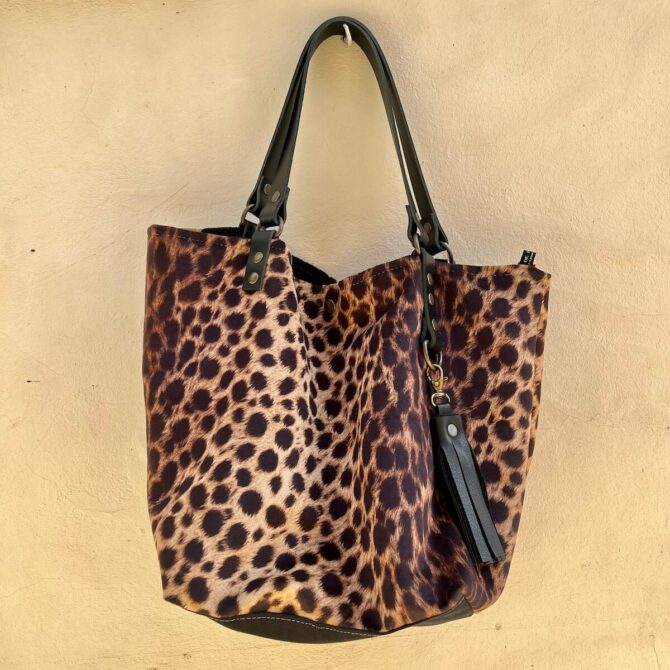 Audace Leopard Tote Bag