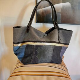Sac cabas réversible jean PALM SPRINGS