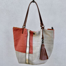 Sac cabas réversible lin Honorine