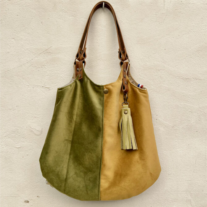 Sac à main en velours Duel