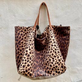 Cabas xxl léopard Savannah