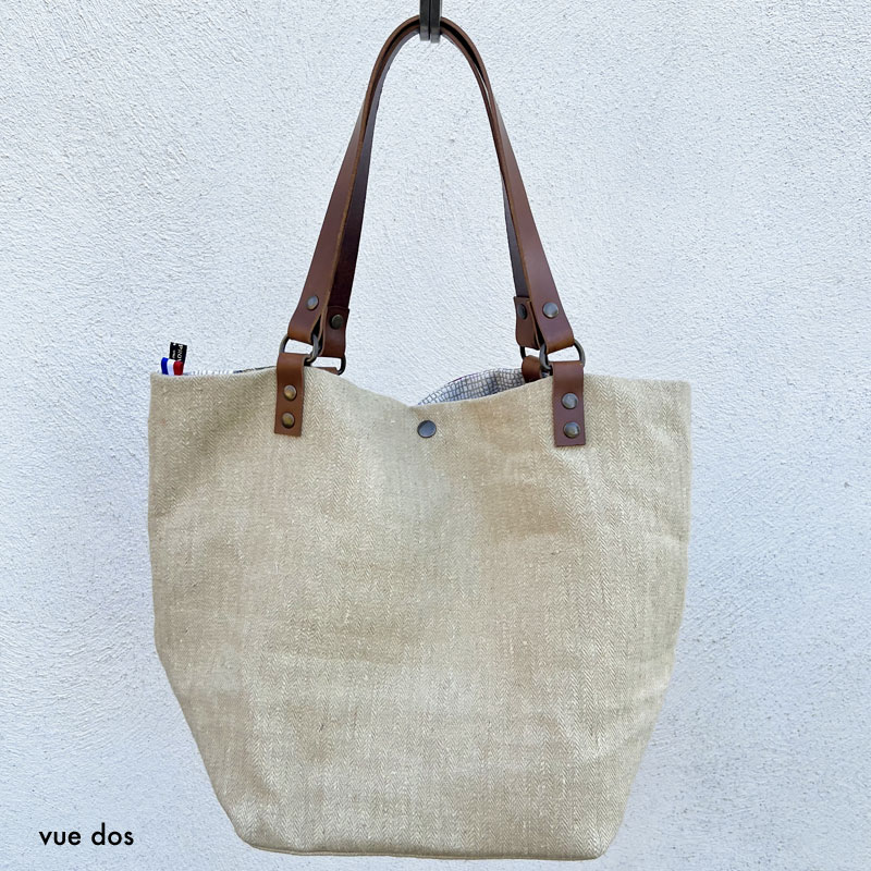 Sac cabas unique en chanvre Lio – Image 4