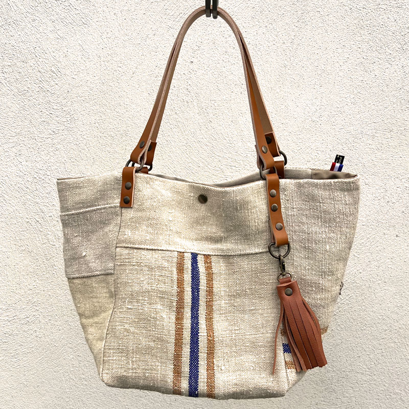 Sac cabas chanvre Guillemette made in France