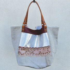 Sac cabas lin Marceline made in France