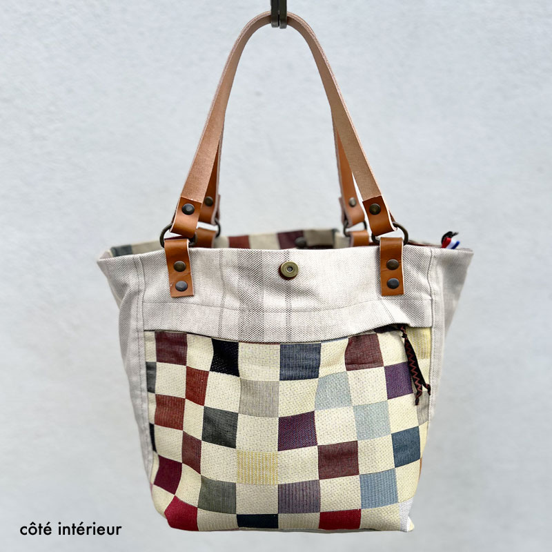 Sac cabas fait main Berthe made in France – Image 5