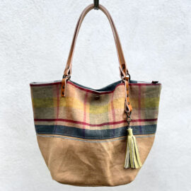 Sac cabas lin Léontine made in France