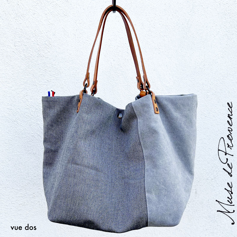 Sac cabas en jean Stella Red – Image 4