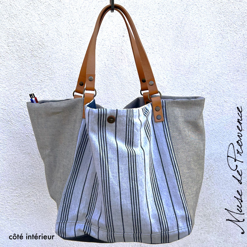 Sac cabas en jean Grace – Image 3