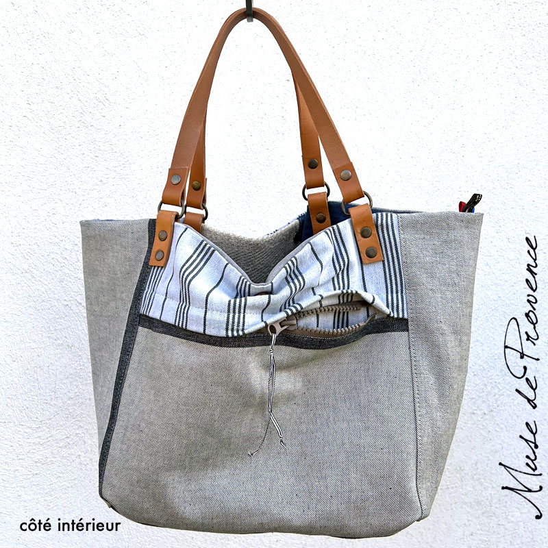 Sac cabas en jean Grace – Image 2