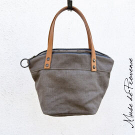 Mini sac cabas en lin Mariette
