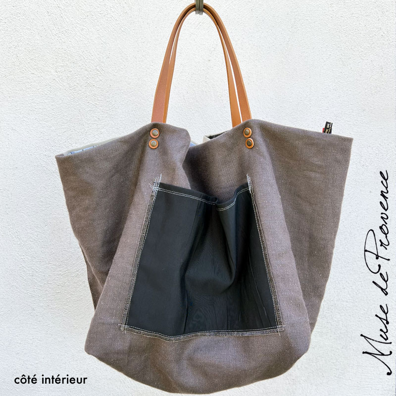 Grand sac xxl cabas plage Swan – Image 5