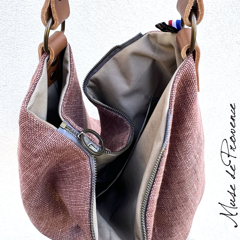 Sac seau zippé Marjorie – Image 3