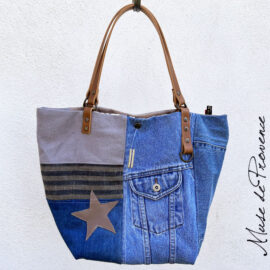 Jesse denim tote bag
