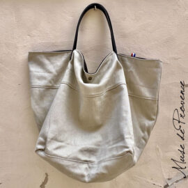 XXL linen beach bag Antibes