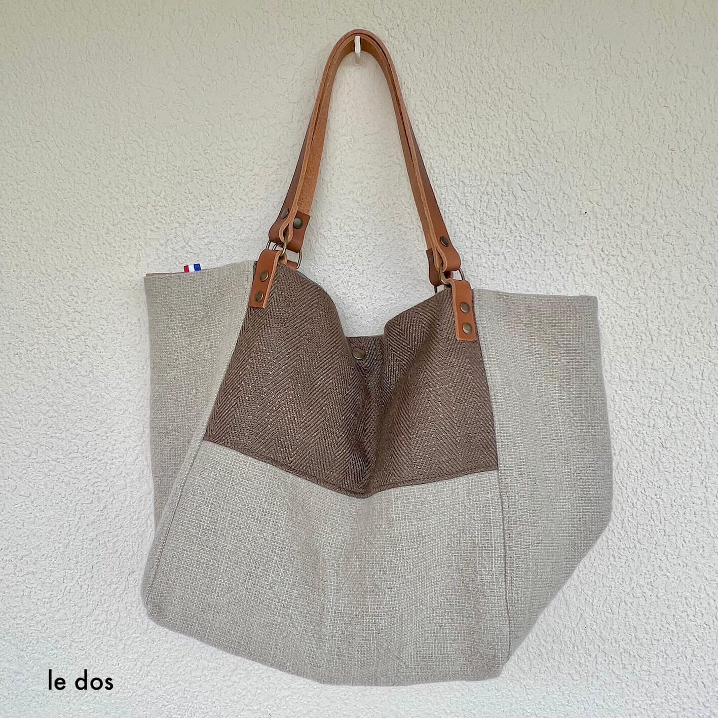 Sac cabas en lin Summer – Image 2