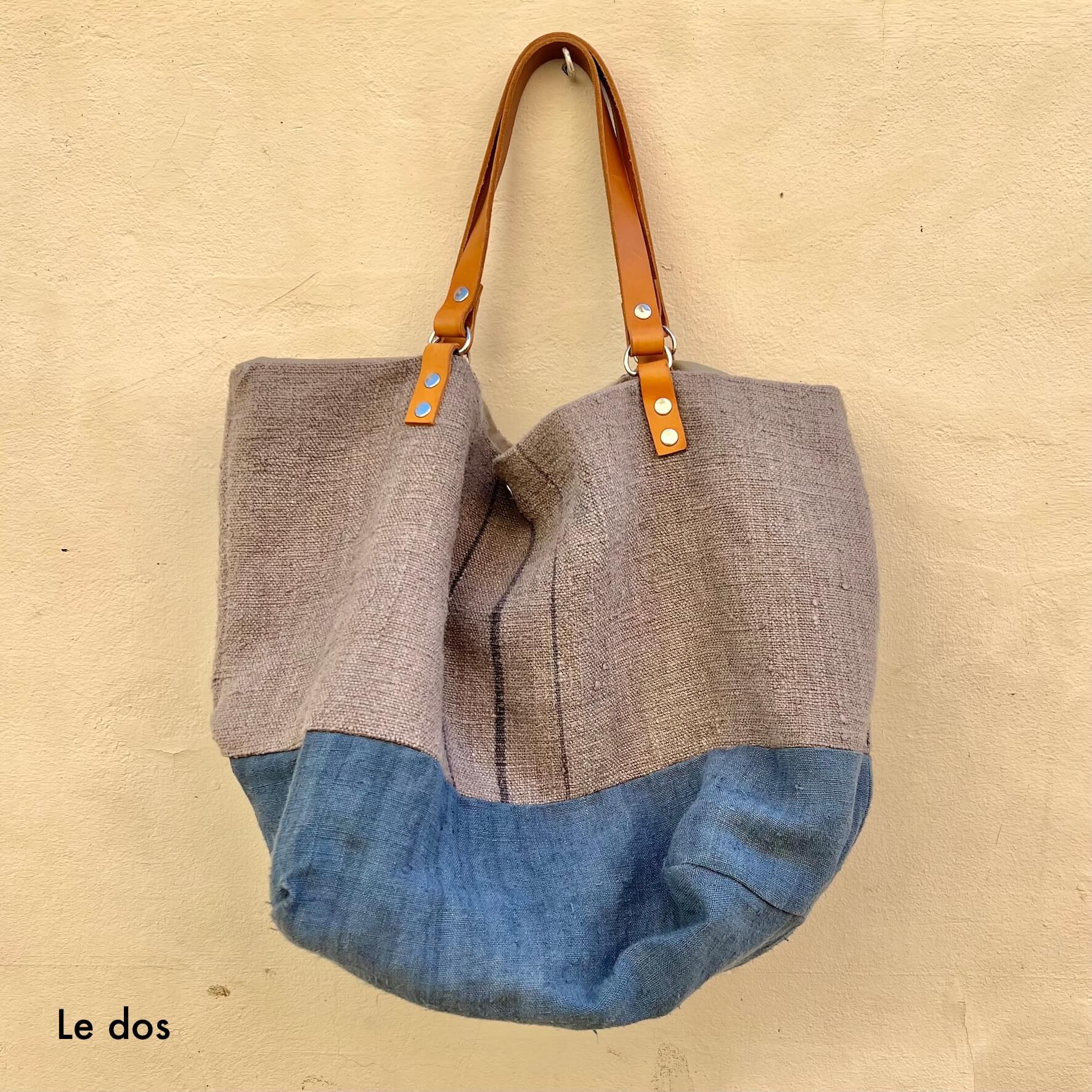 Sac totebag chanvre recyclé Colombe – Image 3